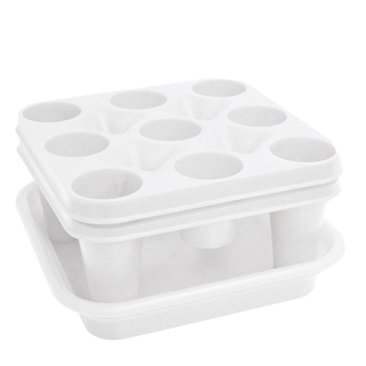 Bottle Drainer For 18 bottles with Tray