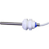 Poly Bulkhead for 6.5mm Diameter Temperature Probe