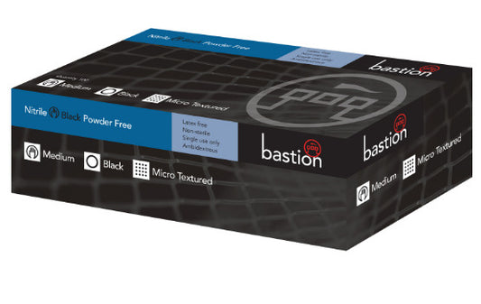 Disposible Black Nitrile Gloves