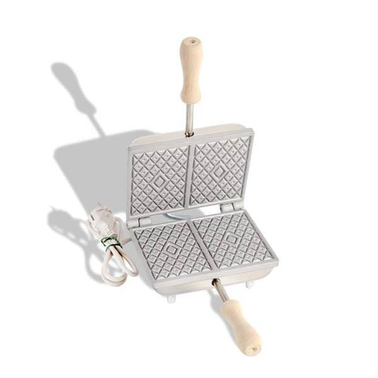 CBE Electric Waffle Pizzelle Maker Diamond w/dots