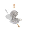 Electric Waffle Pizzelle Maker Hollow