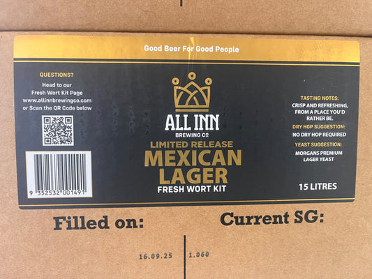 All Inn -Mexican Lager Fresh Wort Kit - 15 L