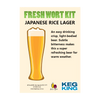 Rice Lager- Artisan Ale FWK ( contains Gluten)