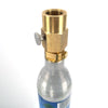 SodaStream Brass Refill Adapter With Bleed Valve (Female to Female)