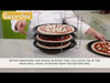 Guardini Pizza set 4 trays with rack