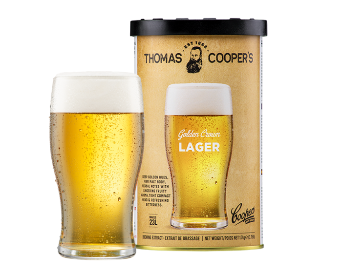 Thomas Cooper Golden Crown Lager Extract Tin