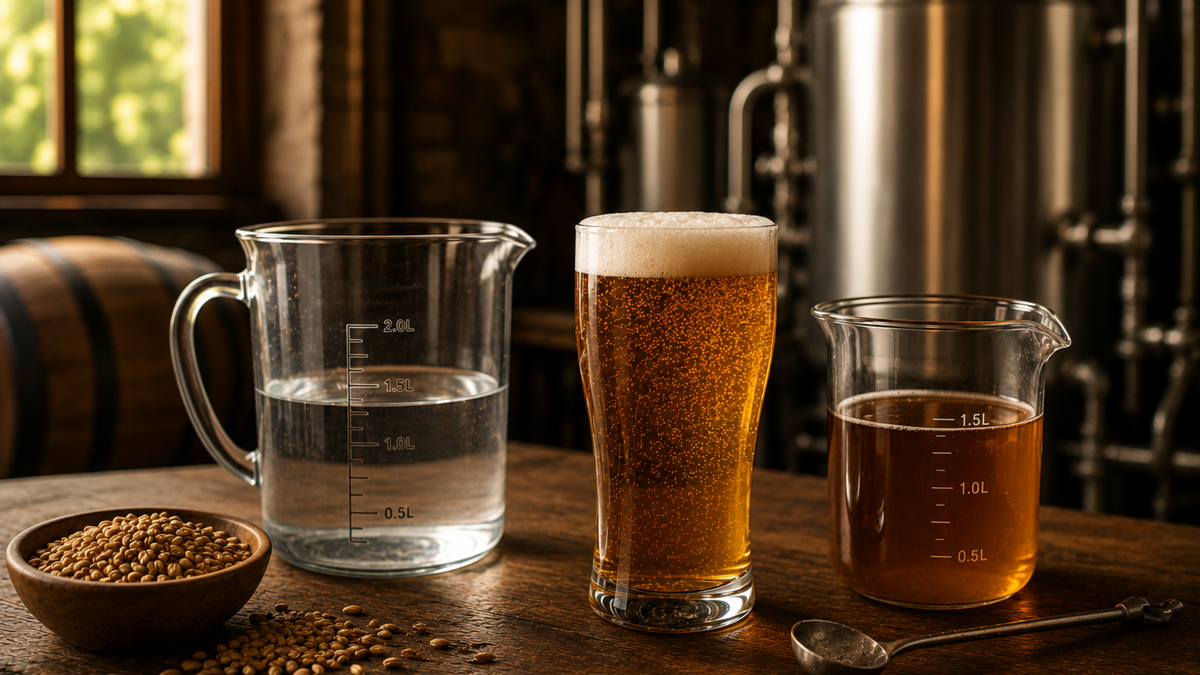 Adjusting a Beer Batch With Water