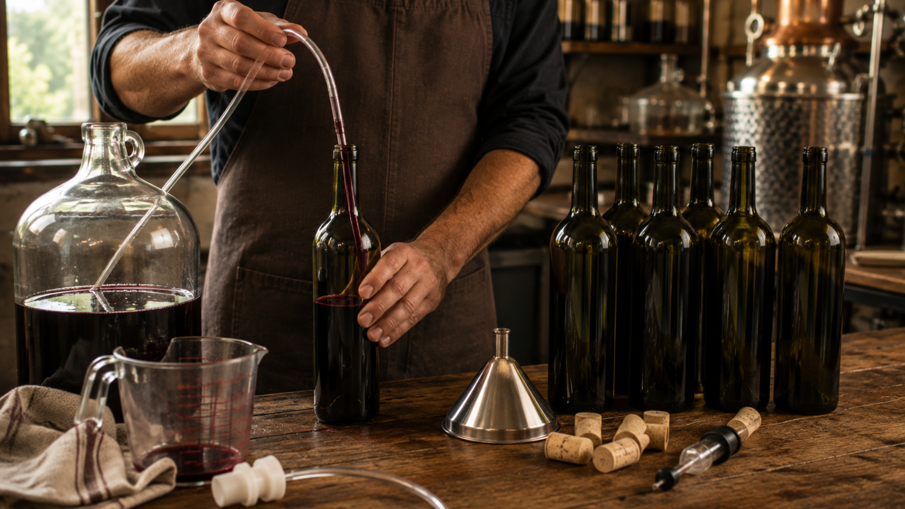 How to Bottle Homemade Wine