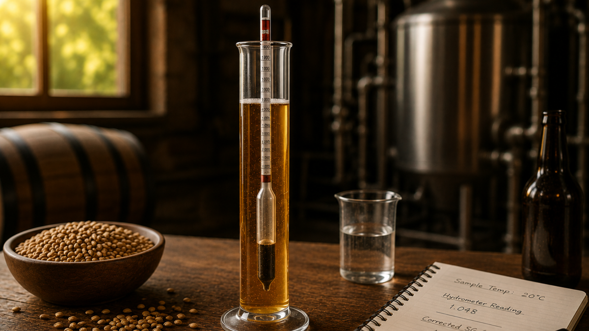 How to Take a Hydrometer Reading for Home Brewing