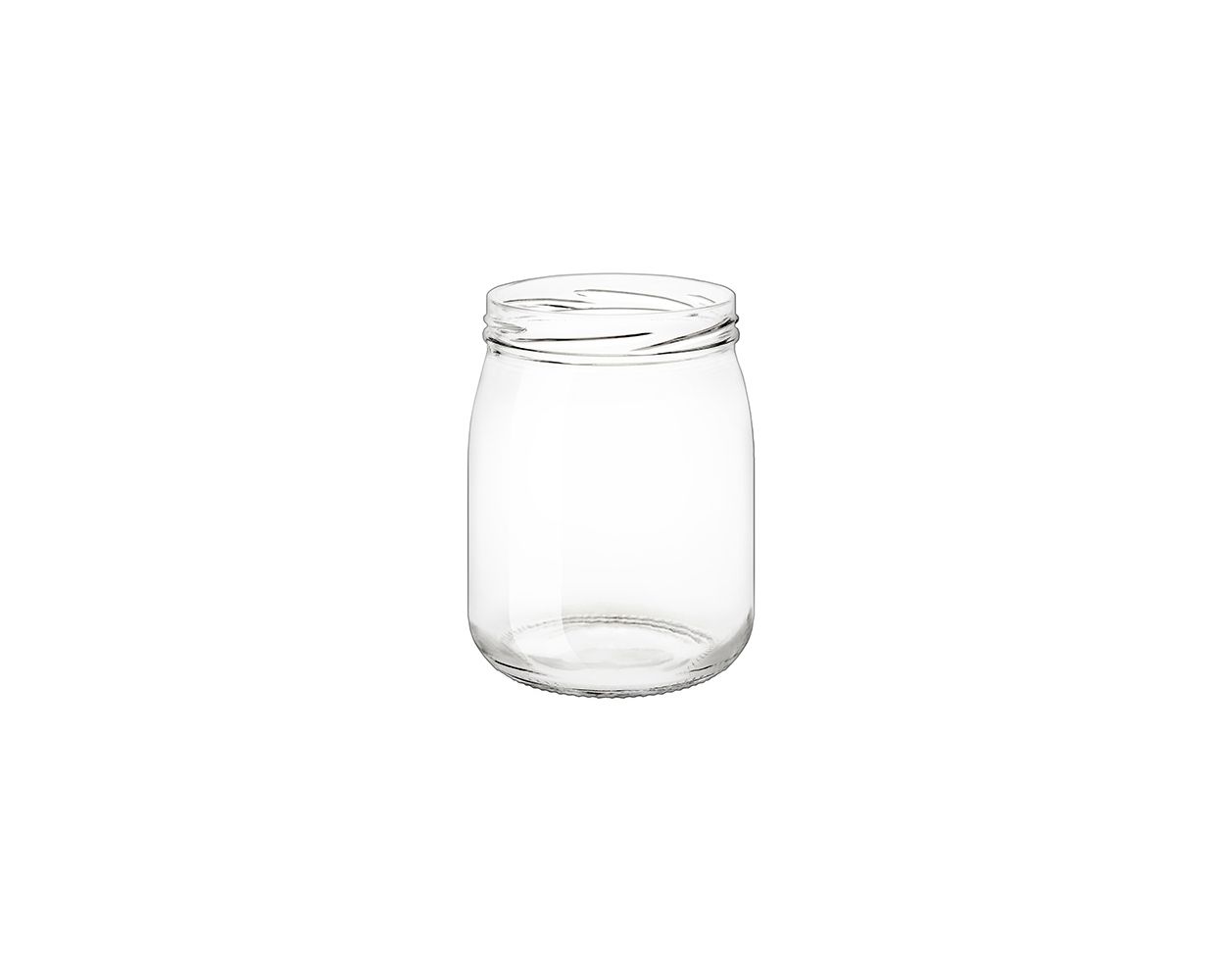 Round Glass Jar Orto
