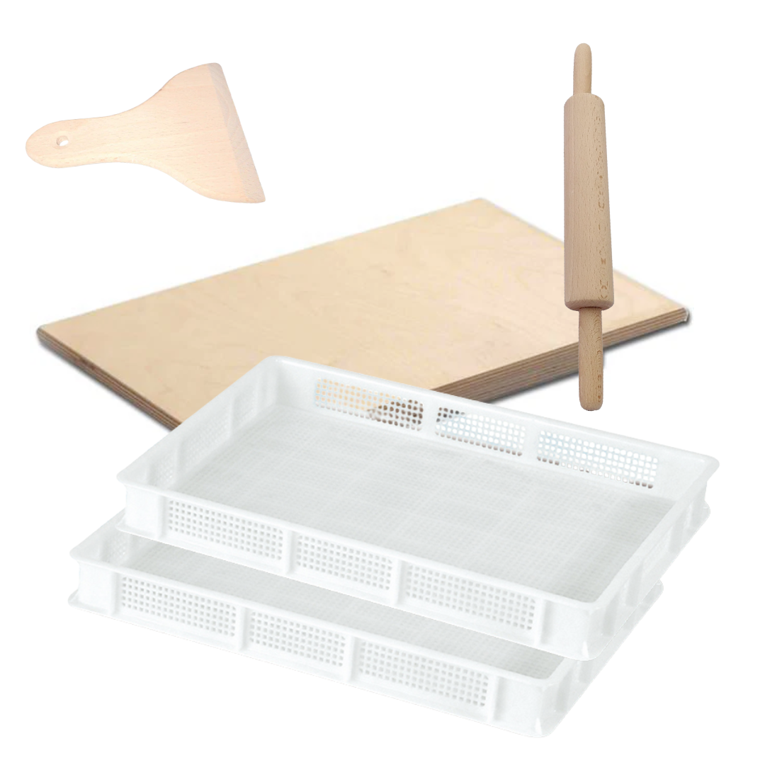Italian Pasta Making Set x 5 – Dough, Roll & Dry Kit