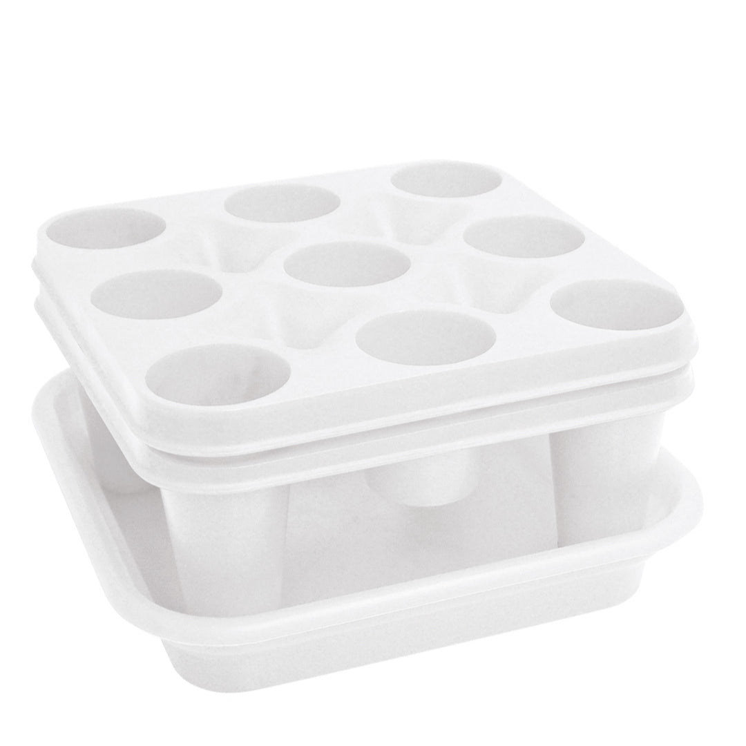 Bottle Drainer 18 -with 2 x 9 bottles with Tray