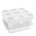 Bottle Drainer 18 -with 2 x 9 bottles with Tray