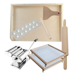Pasta Making Tools Set x7 – Italian Starter Basics (Advanced Edition)
