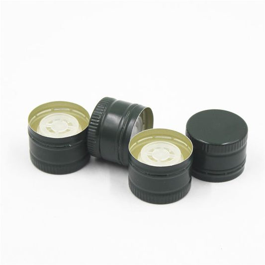 Green Metal Screw Caps