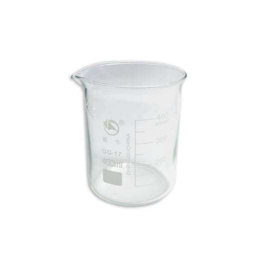 Beaker 400ml Glass Borosilcate