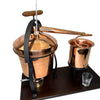 Italian Alembico Copper Pot Still 5L with Thermometer