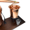 Italian Alembico Copper Pot Still 5L with Thermometer