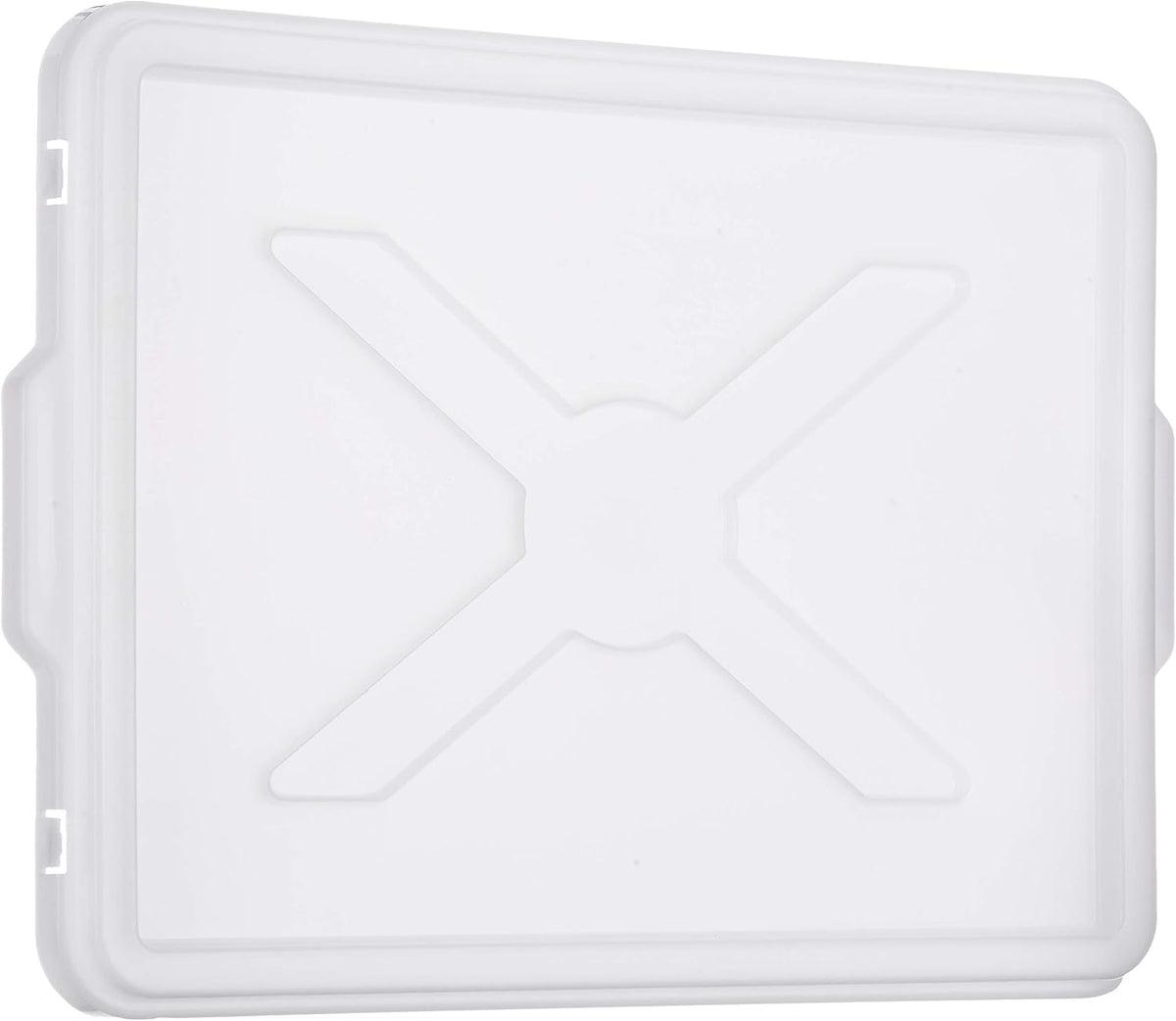 9L White Plastic Stackable Crate and Lid