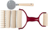 Pasta Cutter Roller Pin with 4 x  Interchangeable Rollers