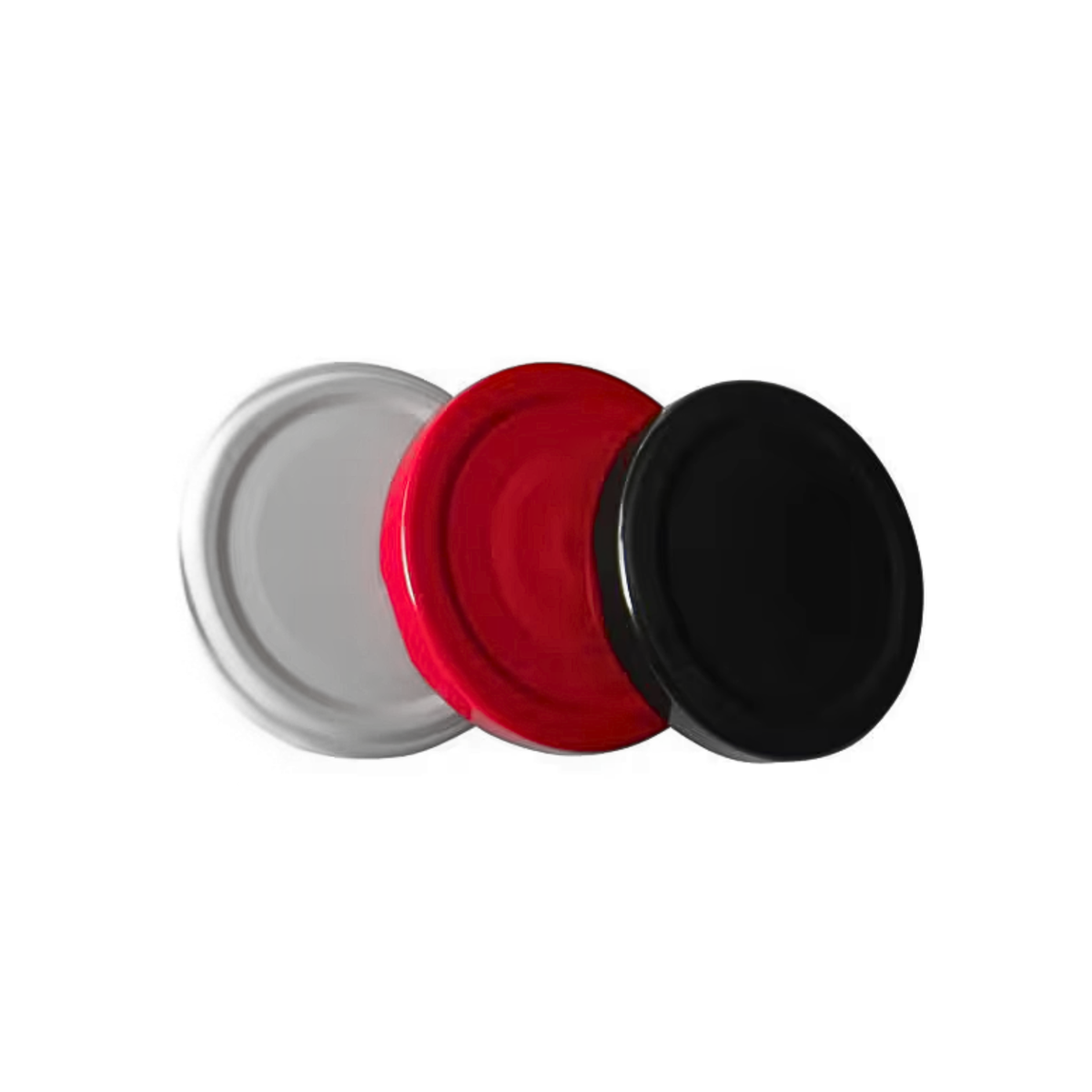 Assorted Colours Metal Jar Lid 38 mm