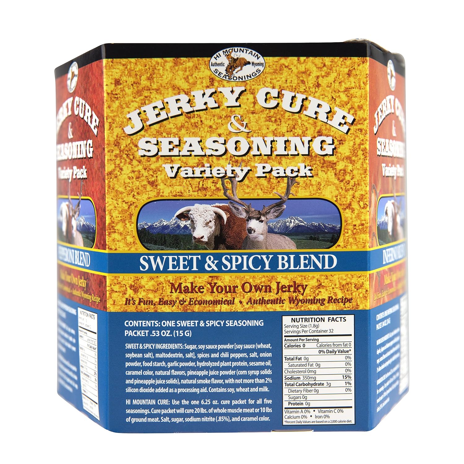 Jerky Cure and Seasoning 5 Pack Variety Pack #2