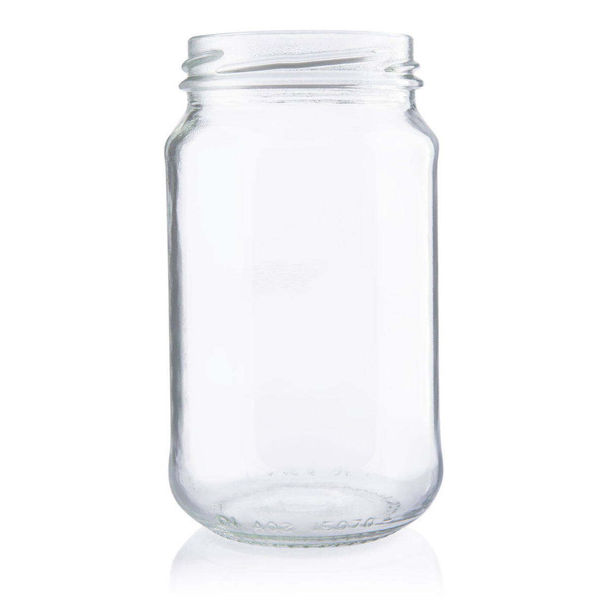 Glass Jar Round Flint with RTS Twist Top