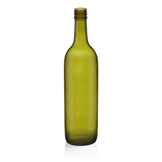 750 ml Wine Bottle BVS Claret Antique Green Light Weight