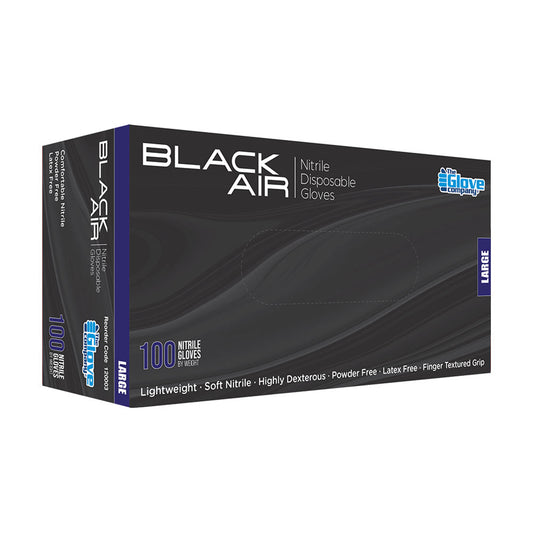 Nitrile HD Disposable Gloves Black