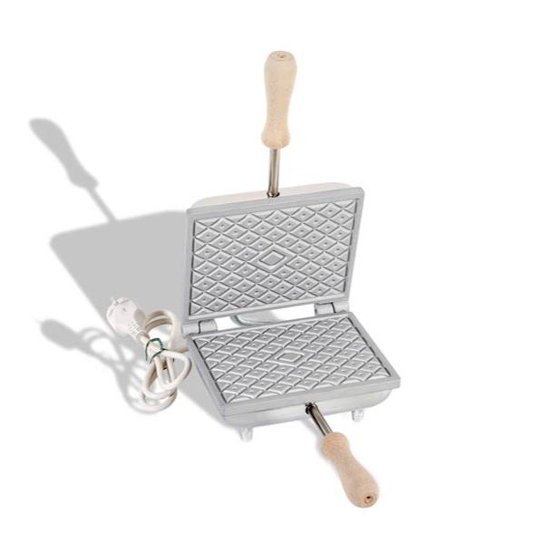 CBE Electric Waffle Pizzelle Maker Diamond w/dots