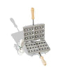 CBE Electric Waffle Pizzelle Maker Rectangle 6 Sponge fingers