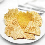 CBE Gas Waffle Pizzelle Maker Round 4 Flowers