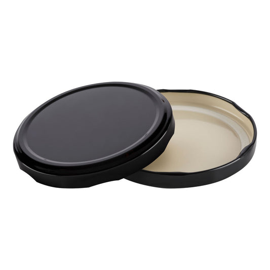 Black Metal Jar Lid