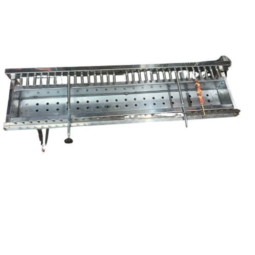 Arrosticini / Skewer Charcoal BBQ Stainless Steel with Giromatic Skewer Rotator