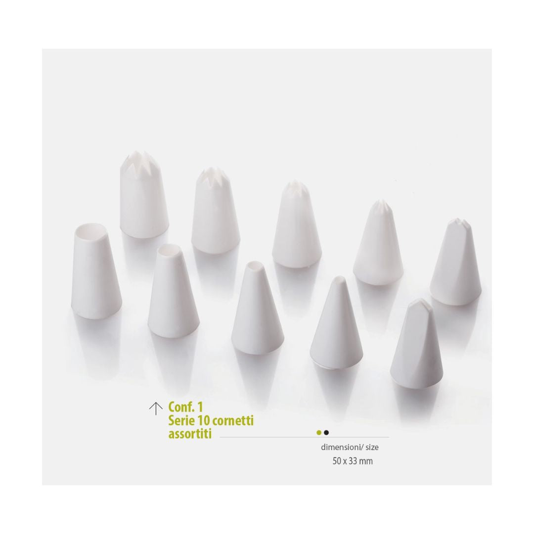 Decorating Piping Tips set of 10 units
