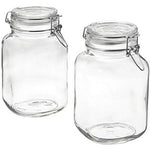 Italian Glass Preserving Jar FIDO with Hermetic Lid