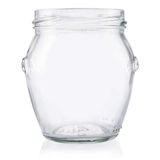 Round Glass Jar Orcio