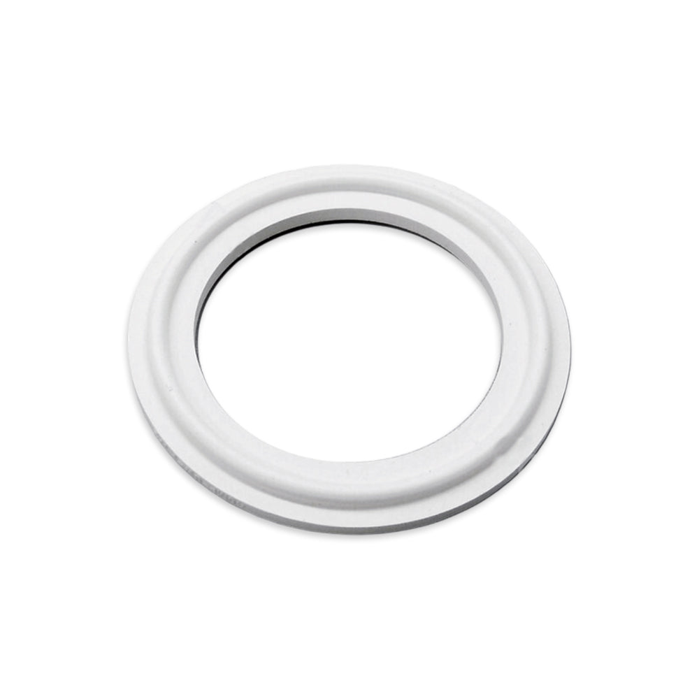 Silicone ribbed seal for triclover ferrule