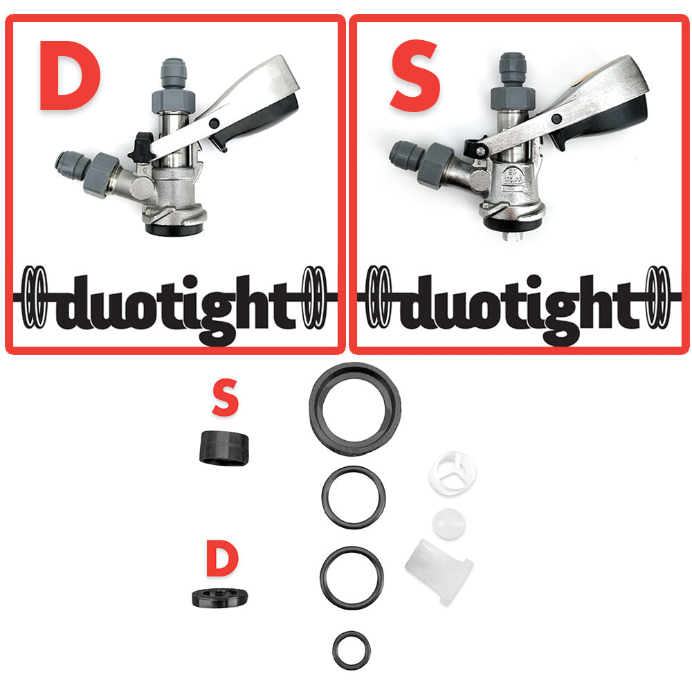 Keg Coupler D type o-ring seal kit