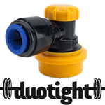 Duotight 9.5mm (3/8) x Ball Lock Disconnect - (Black + Yellow Liquid)