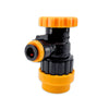POK duotight 8mm x Flow Control Ball Lock Disconnect (Liquid Black + Yellow)