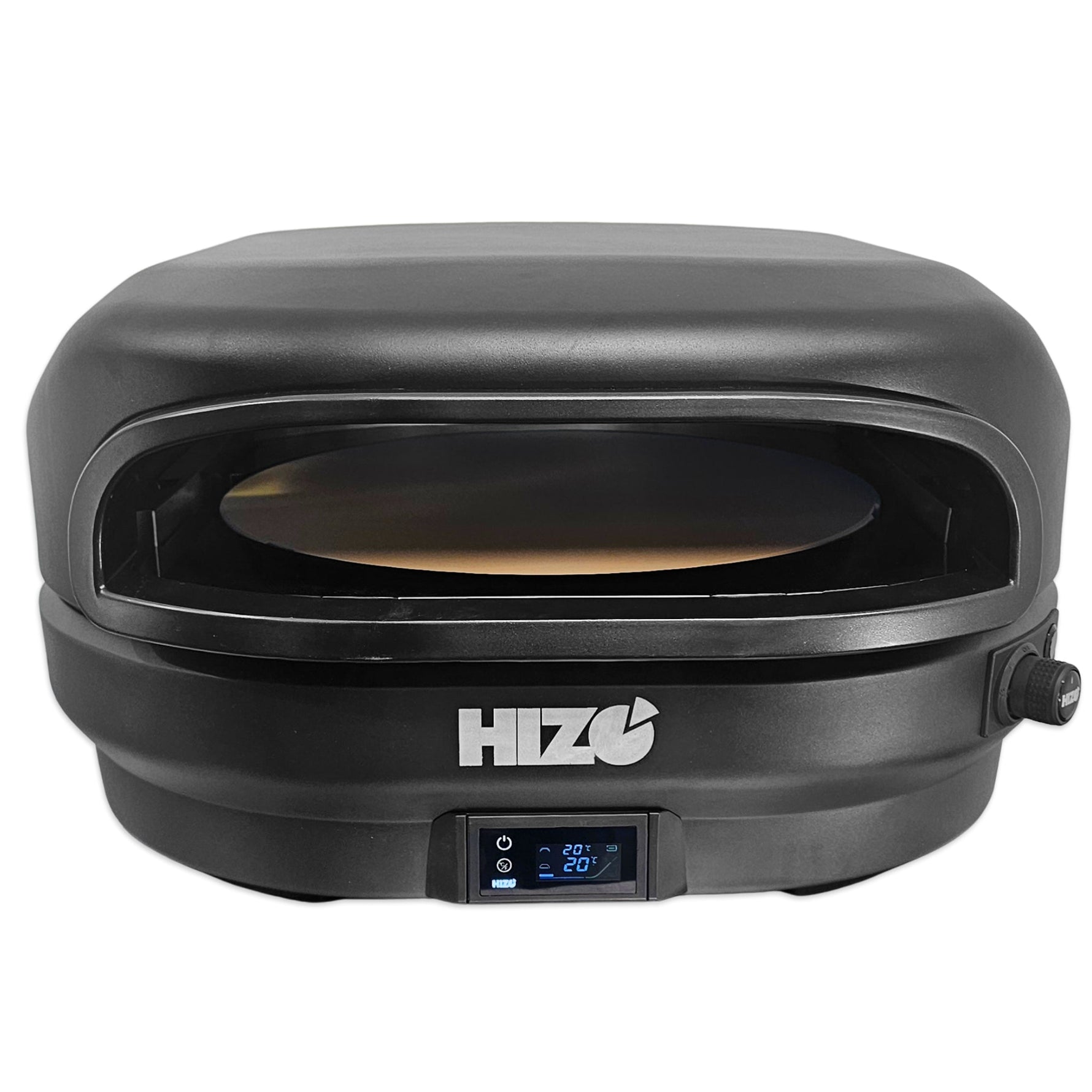 HIZO Spiro Black - G16R Gas Rotating Pizza Oven 16 Inch