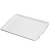 White Plastic Food Crate with Handles
