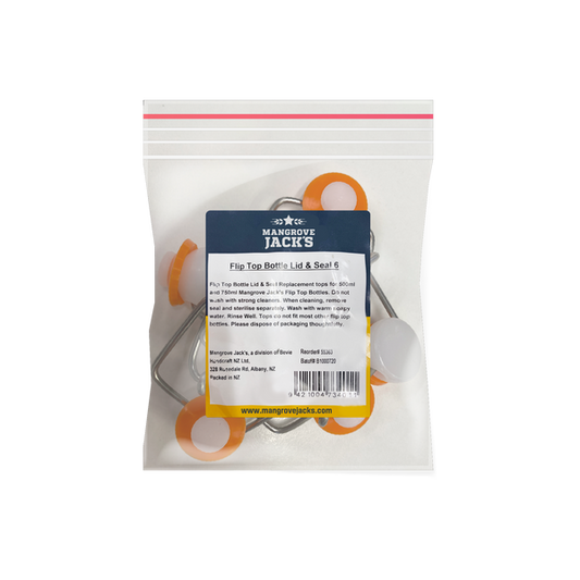 Seal flat silicone orange 22 mm for plastic swing clip. By Mangrove Jack. 12 Pack