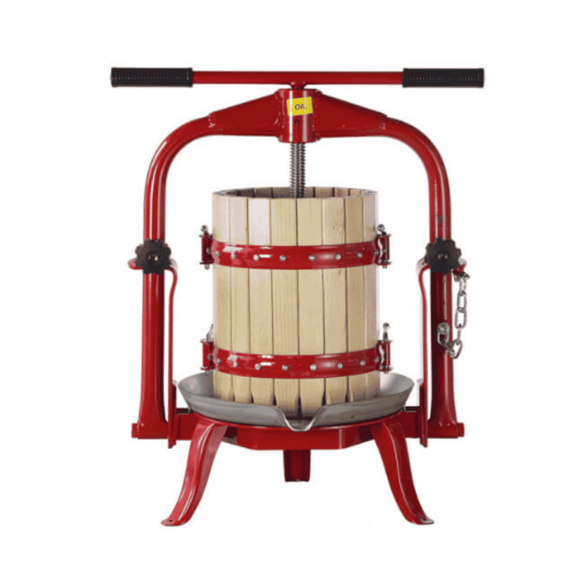 Manual T-Bar Fruit Press 15x25 cm