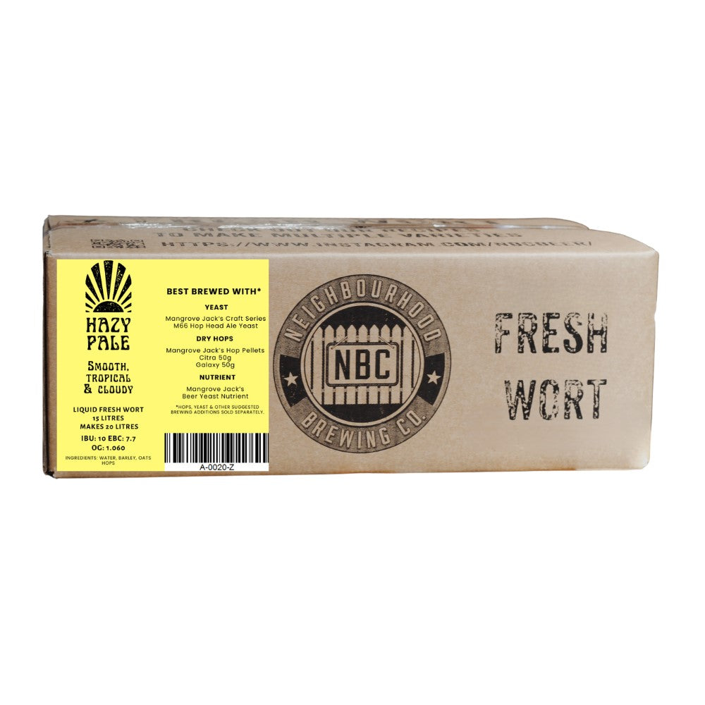 NBC -Hazy Pale Ale Fresh Wort Kit - 15 L
