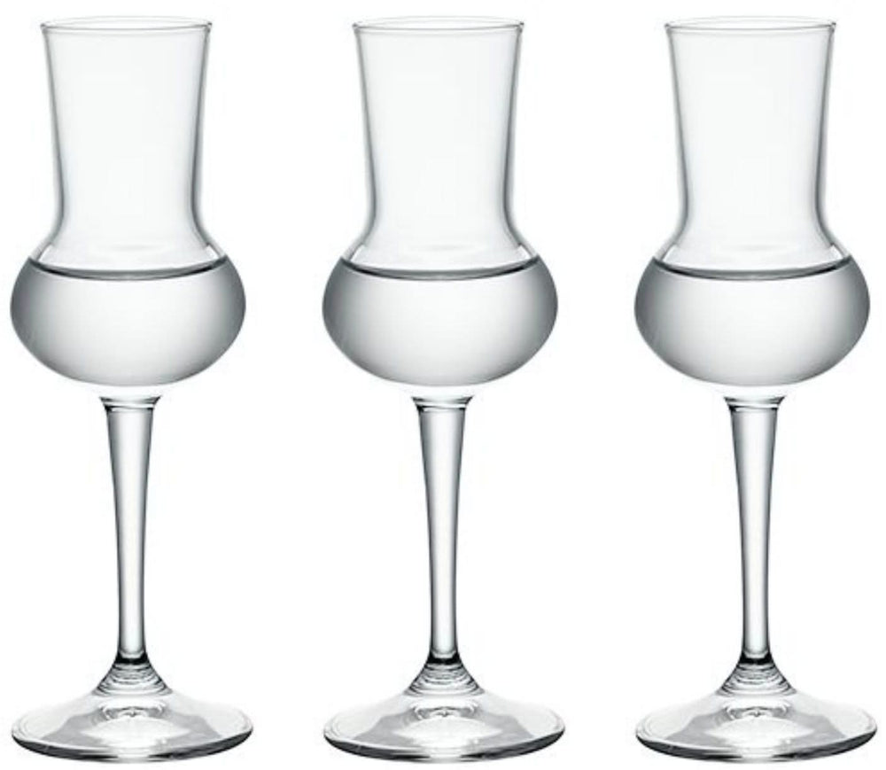 Bormioli Grappa Glasses Restaurant - 80 ml - 3 Pieces