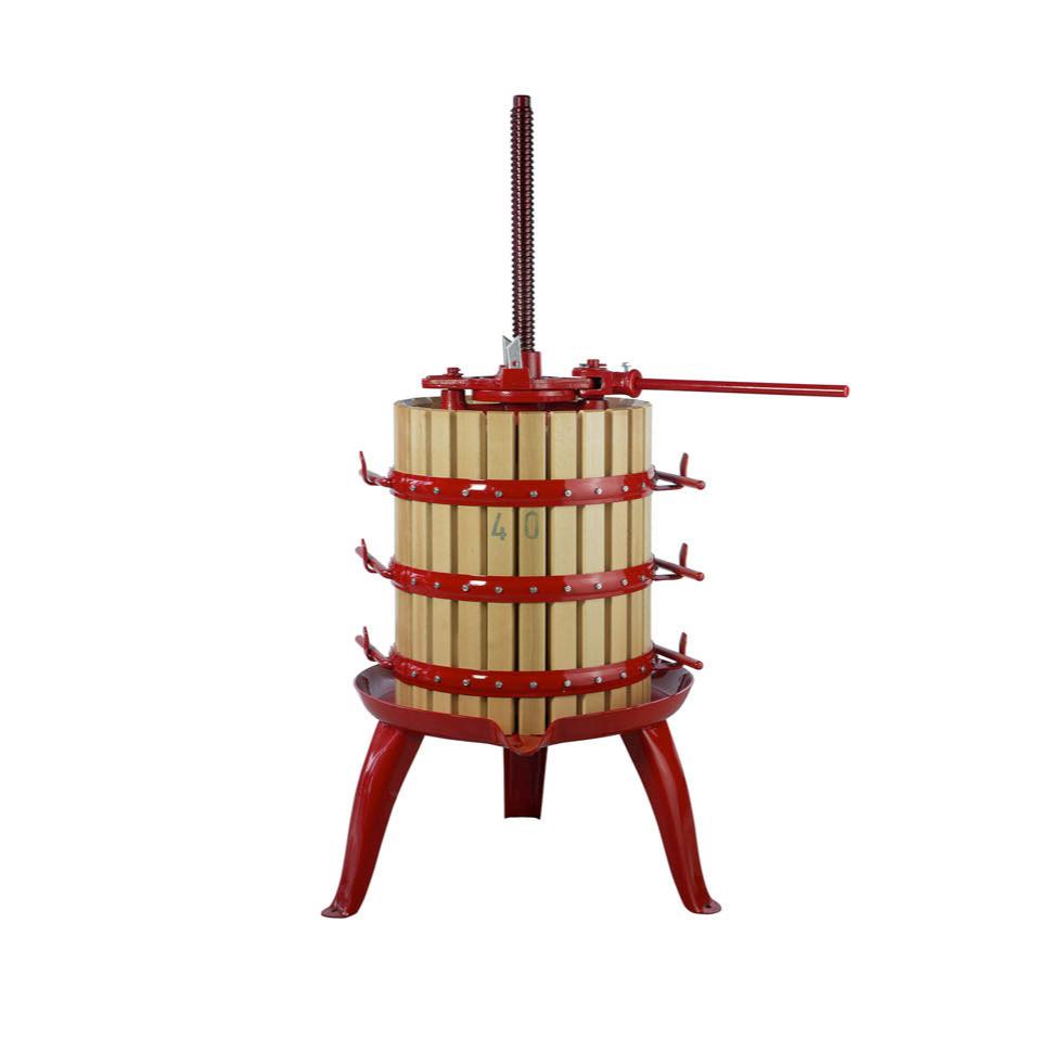 Press Manual Ratchet - Wood Basket with BE Ring