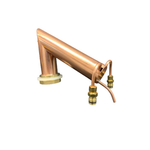 Pure Distilling Copper Pot Condenser with D.60mm / Thermometer