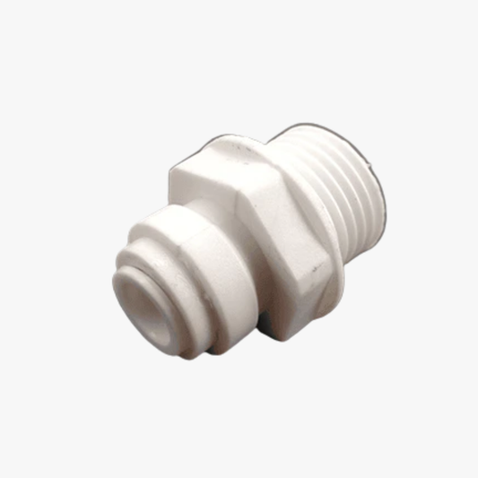 Push-In Monotight Adapter - 8.0 mm (5/16) x 0.5 inch Male ball thread - plastic